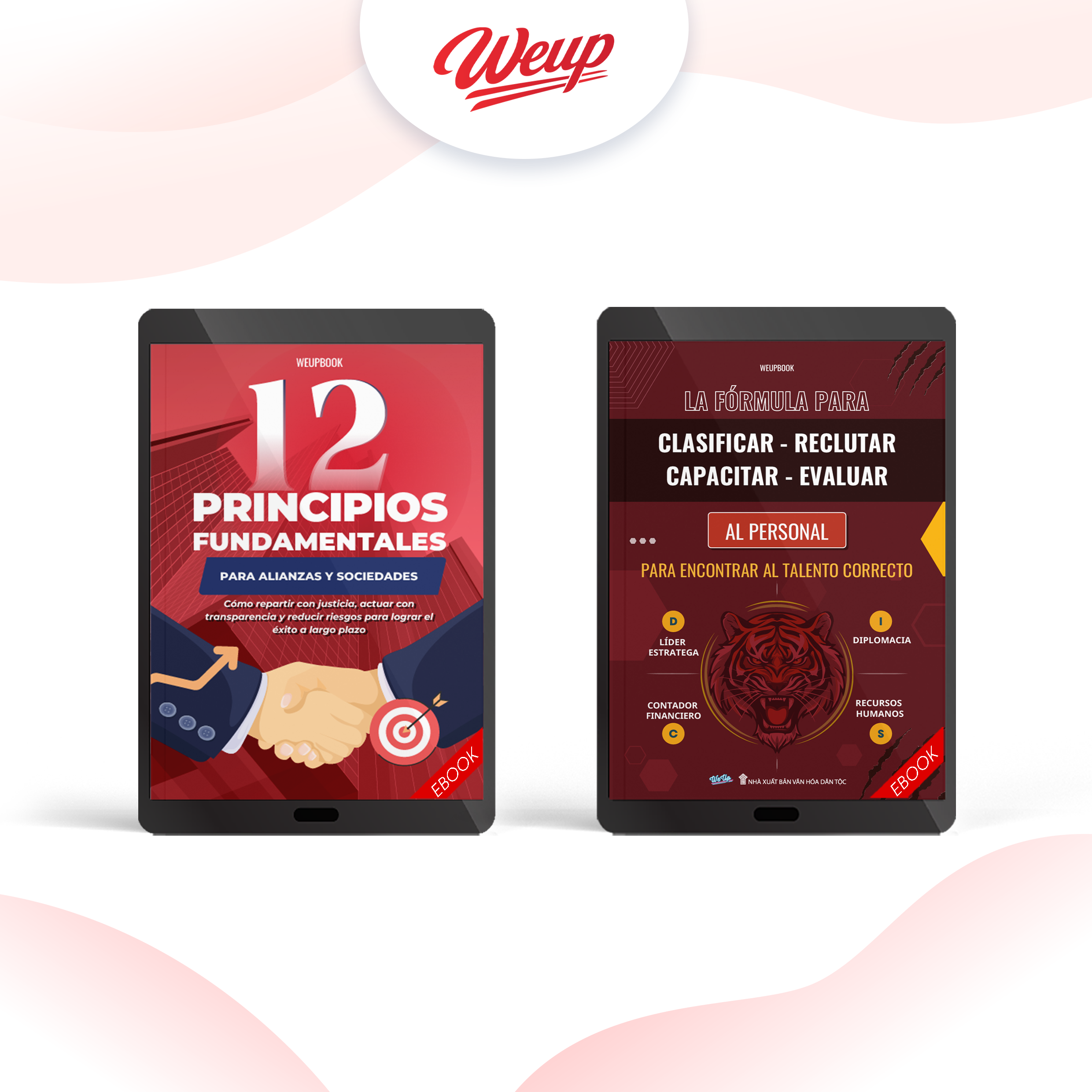 Combo 5: 12 Principios para Hacer Negocios en Sociedad + Fórmula de reclutamiento y evaluación de personal + 10 indicadores que todo jefe debe controlar+ Reglas de liderazgo: recompensas y advertencias + Manual A-Z de operación y ganancias